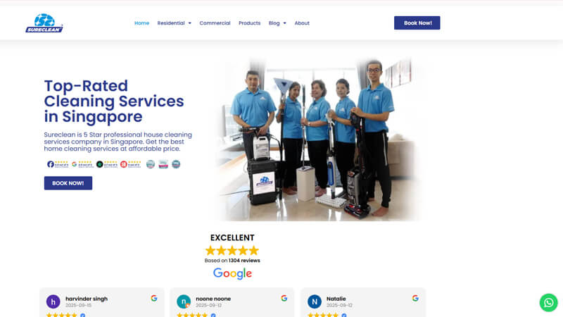 Sureclean - House Cleaning Services Singapore