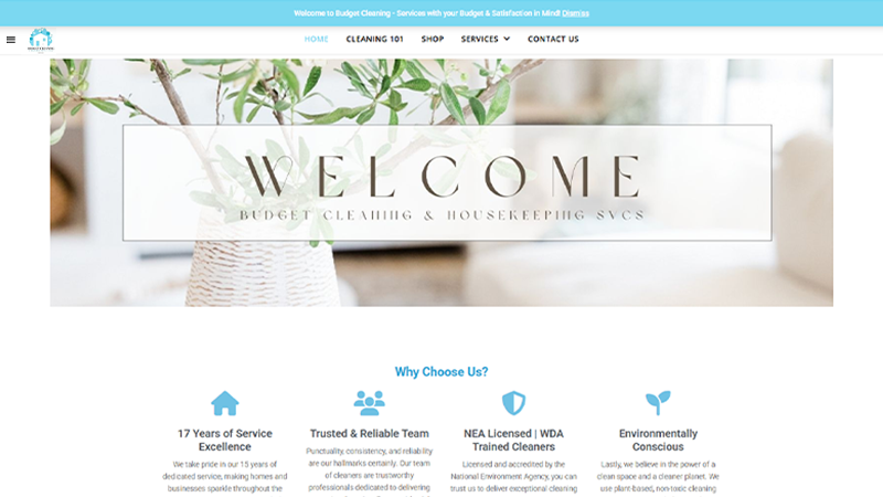 Budget Cleaning & Housekeeping Svcs