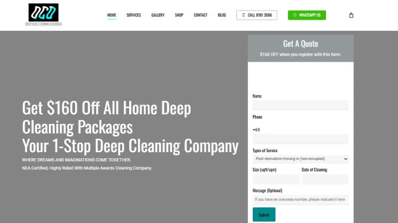OCD Cleaning Pte Ltd