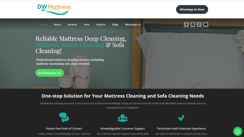 DW Mattress Cleaning Singapore