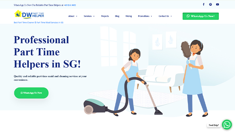 DW Part-Time Helper Singapore