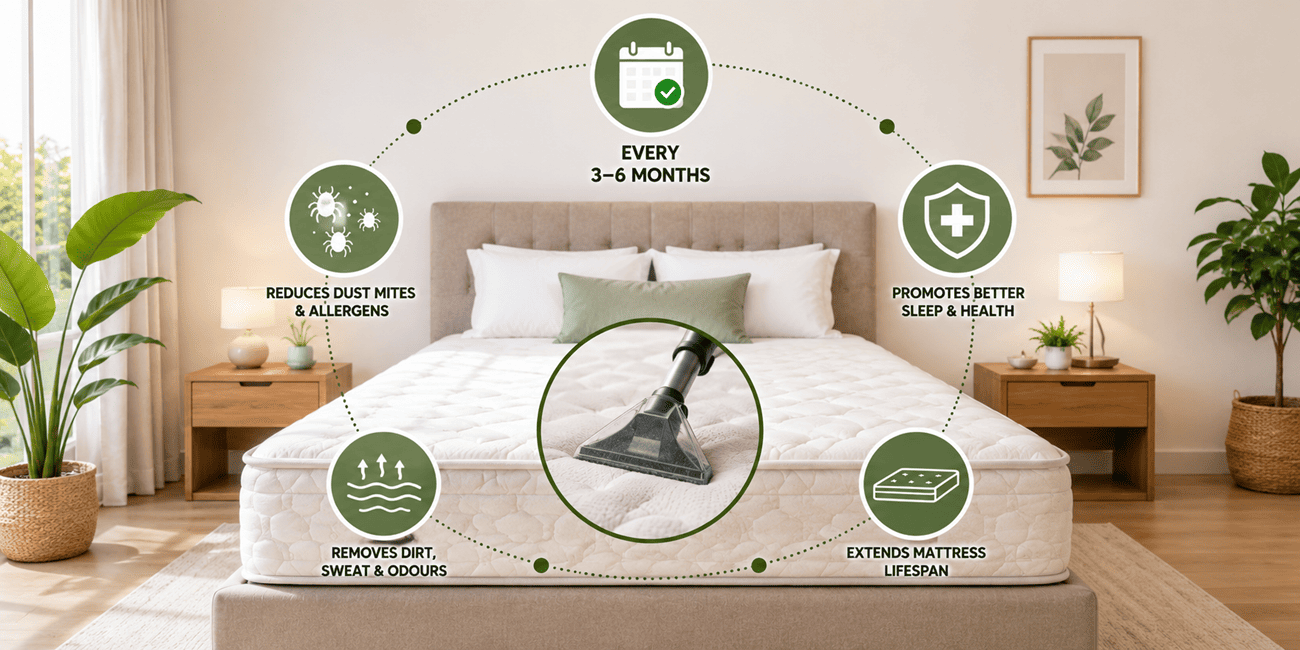 Mattress Cleaning Frequency in Singapore