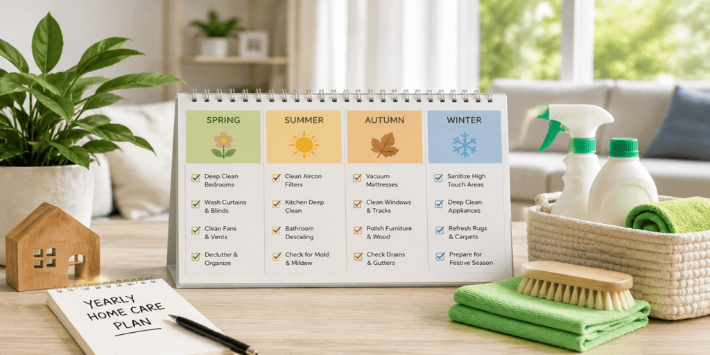 Seasonal Home Cleaning Schedule for Singapore Homes