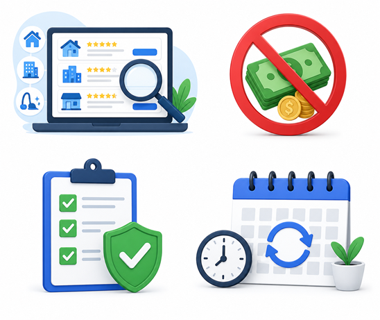 We're a Directory — Not a Cleaning Company