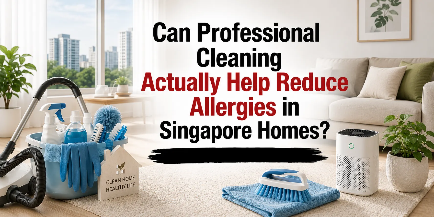 Can Professional Cleaning Actually Help Reduce Allergies in Singapore Homes