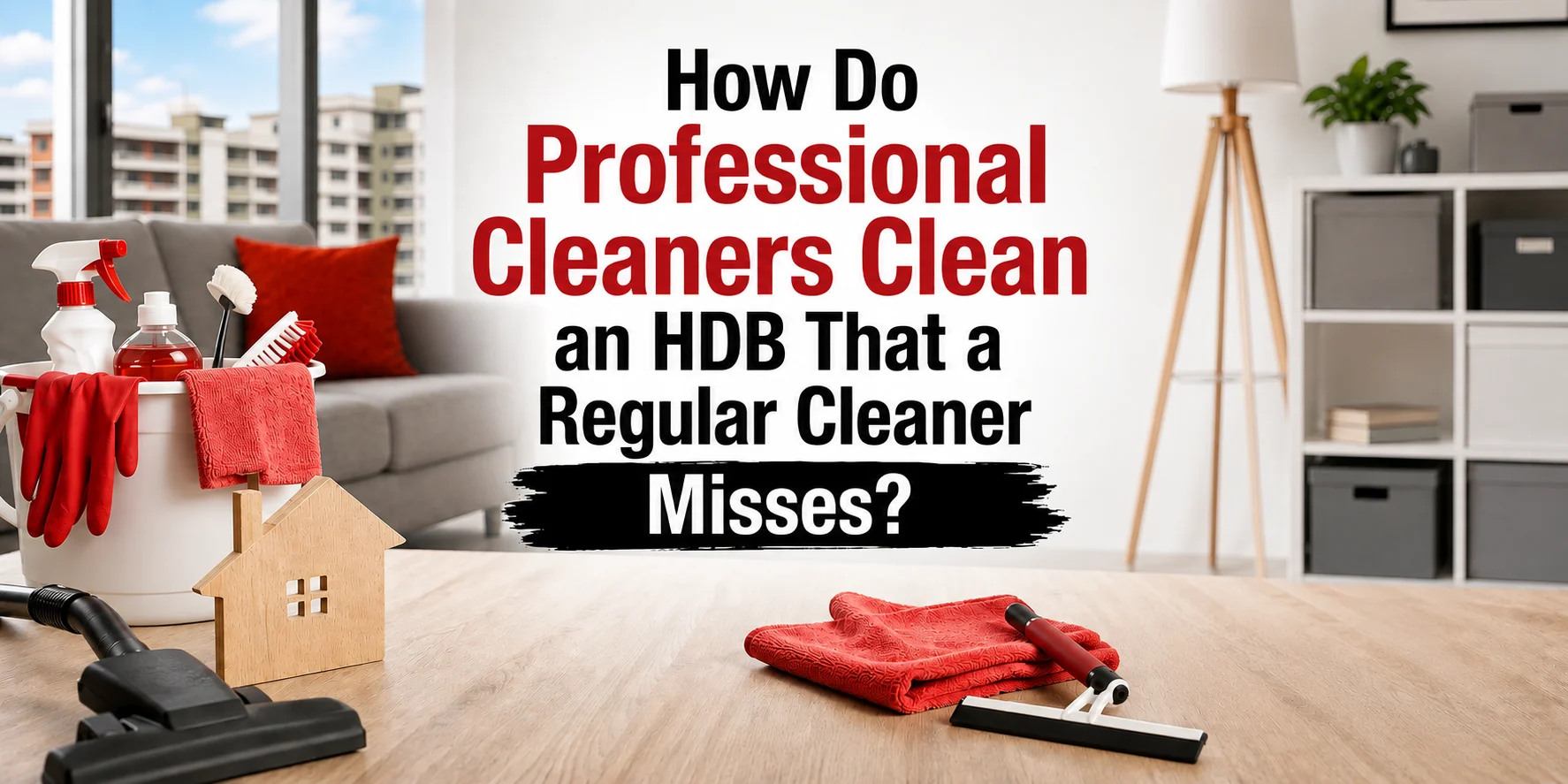 How Do Professional Cleaners Clean an HDB That a Regular Cleaner Misses