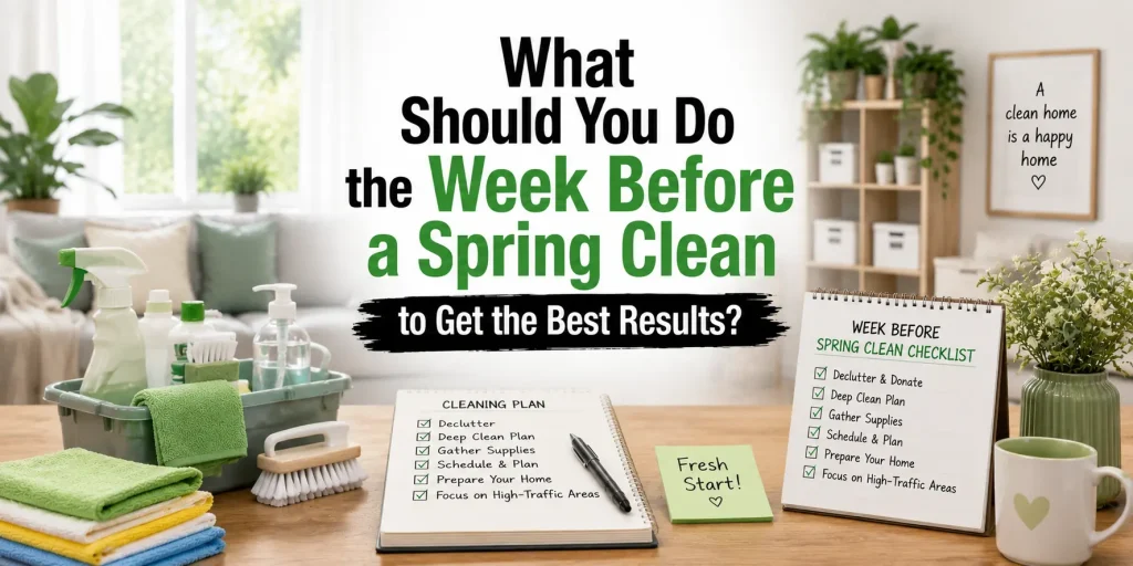 What Should You Do the Week Before a Spring Clean to Get the Best Results