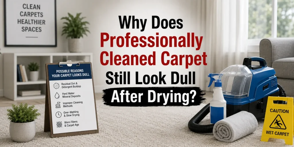 Why Does Professionally Cleaned Carpet Still Look Dull After Drying