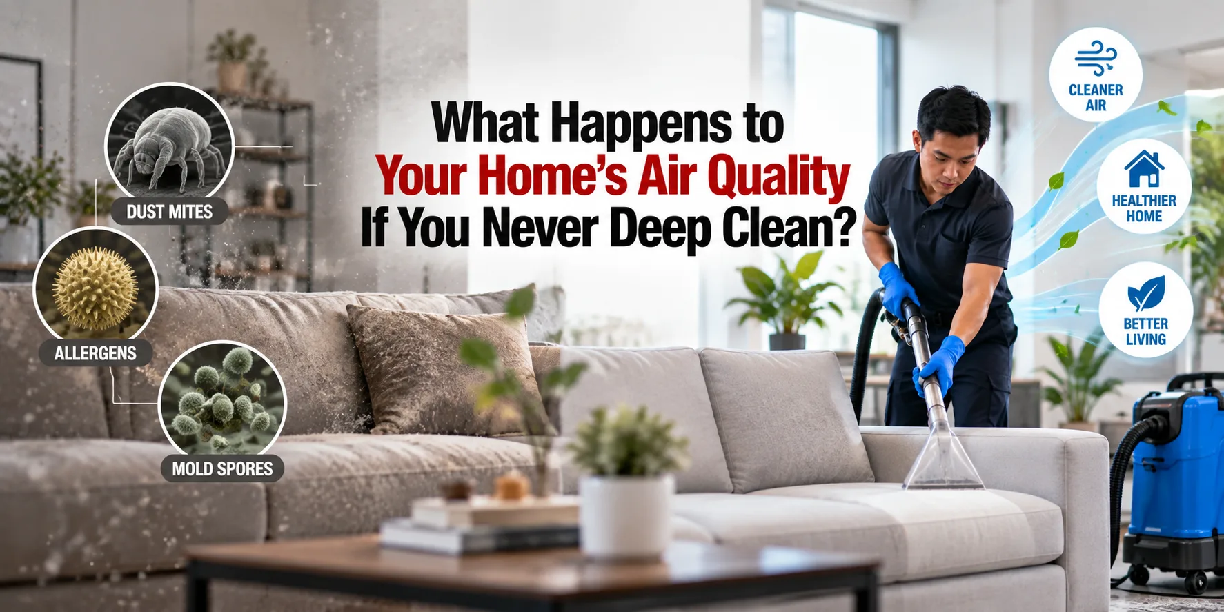 What Happens to Your Home's Air Quality If You Never Deep Clean